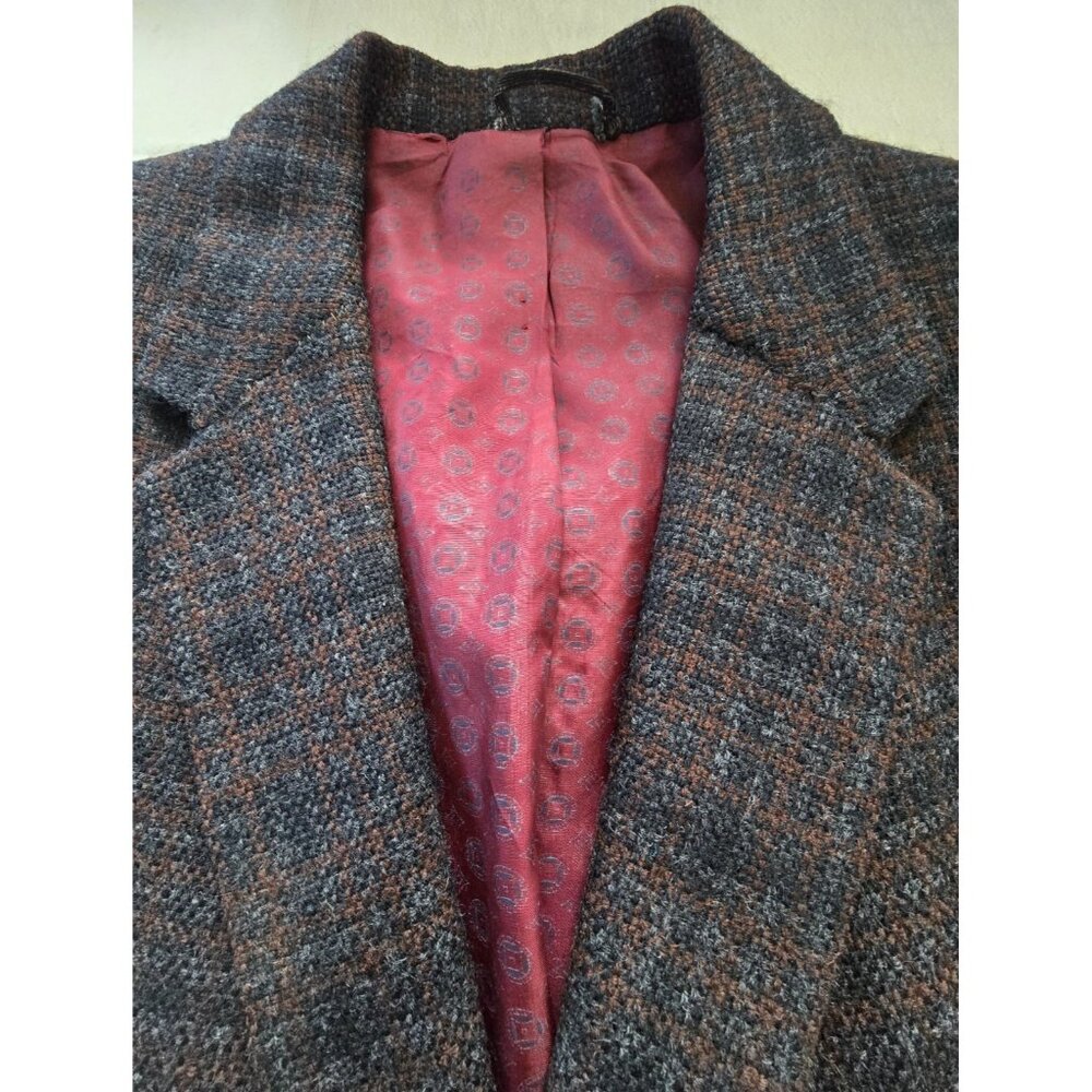 Vintage Griffon Clothes John Q West Blazer Men’s 44R Brown Sport Coat USA